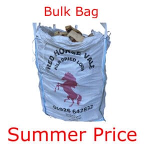 Bulk Bag of Hardwood Seasoned Logs - SMALL Size Logs