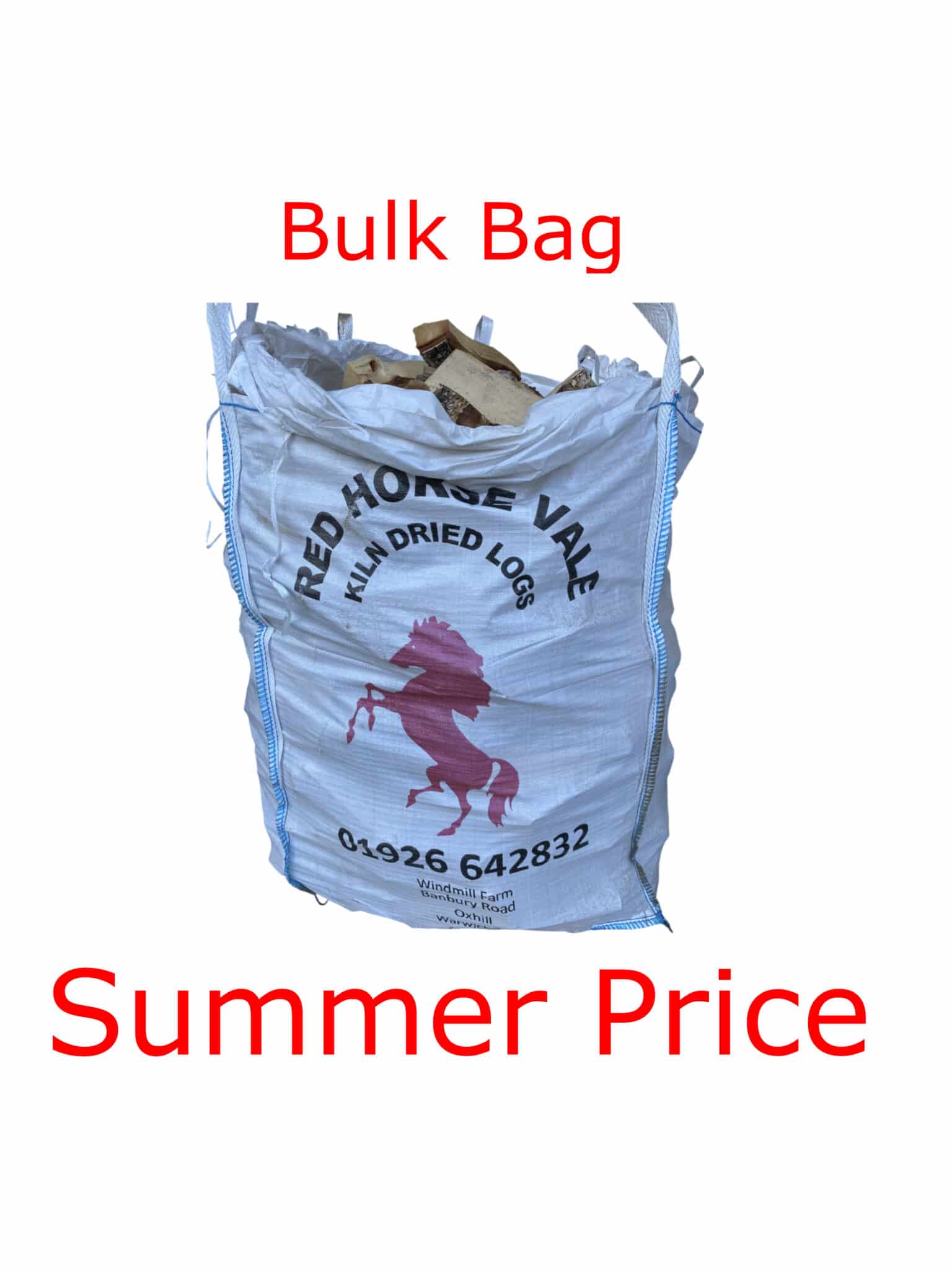 Bulk Bag of Hardwood Seasoned Logs - STANDARD Size Logs
