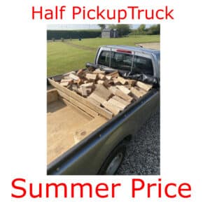Half Pickup Truck / Hardwood / SMALL Size Logs