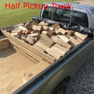 Half Pickup Truck / Hardwood / Standard sized Logs