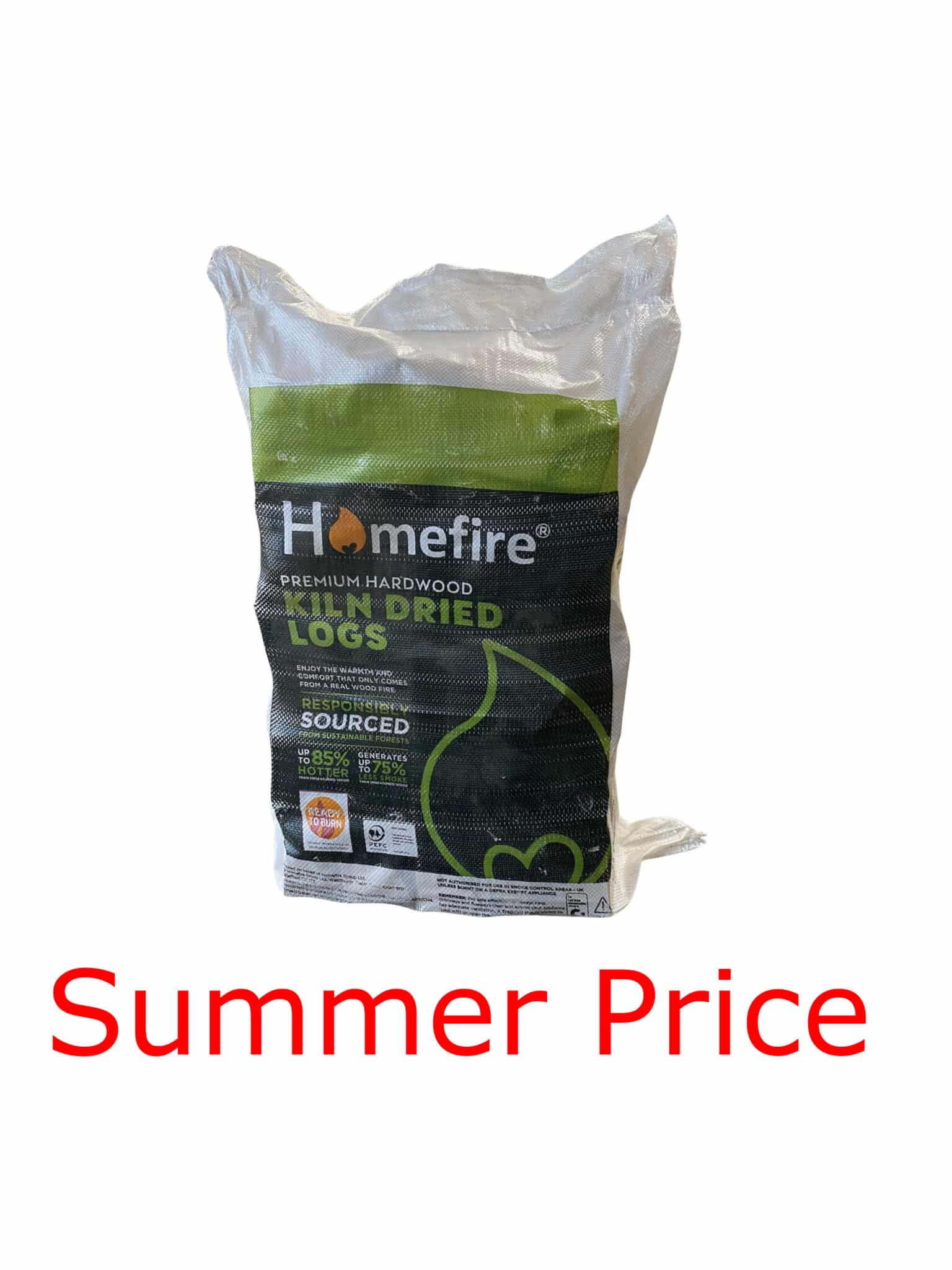 Handy Bag of KILN DRIED Hardwood Logs - STANDARD Size Logs