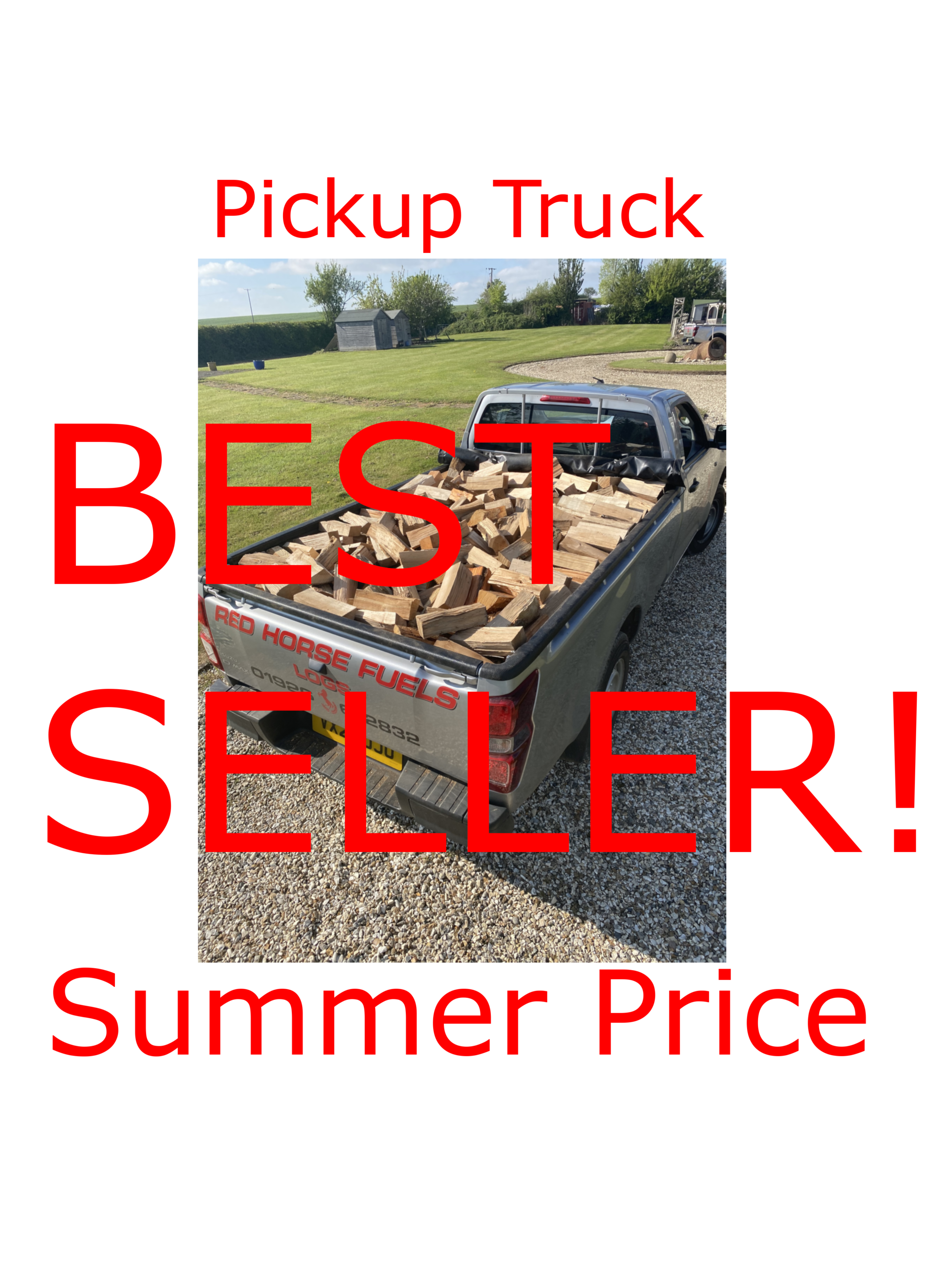 Pickup Truck / Kiln Dried / Standard sized Logs