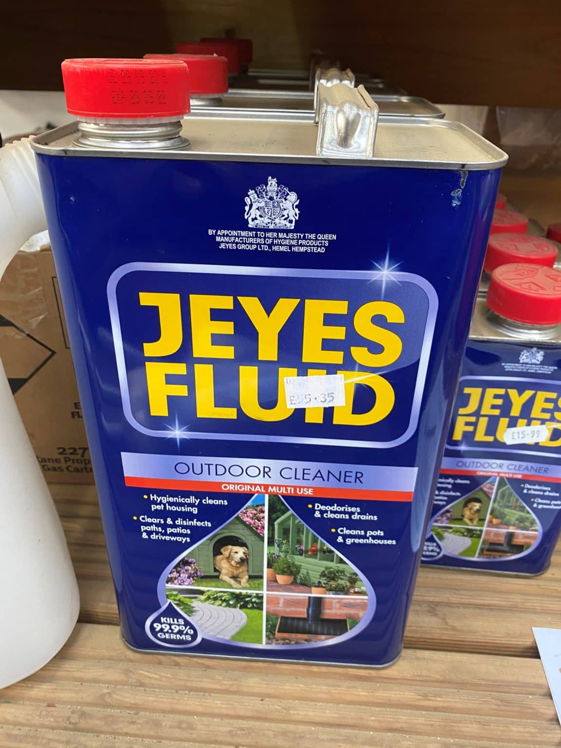 Jeyes Fluid Outdoor Cleaner 5Ltr Red Horse Vale Fuels & Country