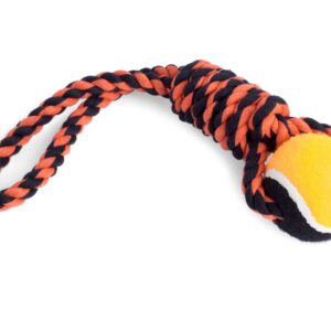 Petface Seriously Strong Tennis Ball and Rope